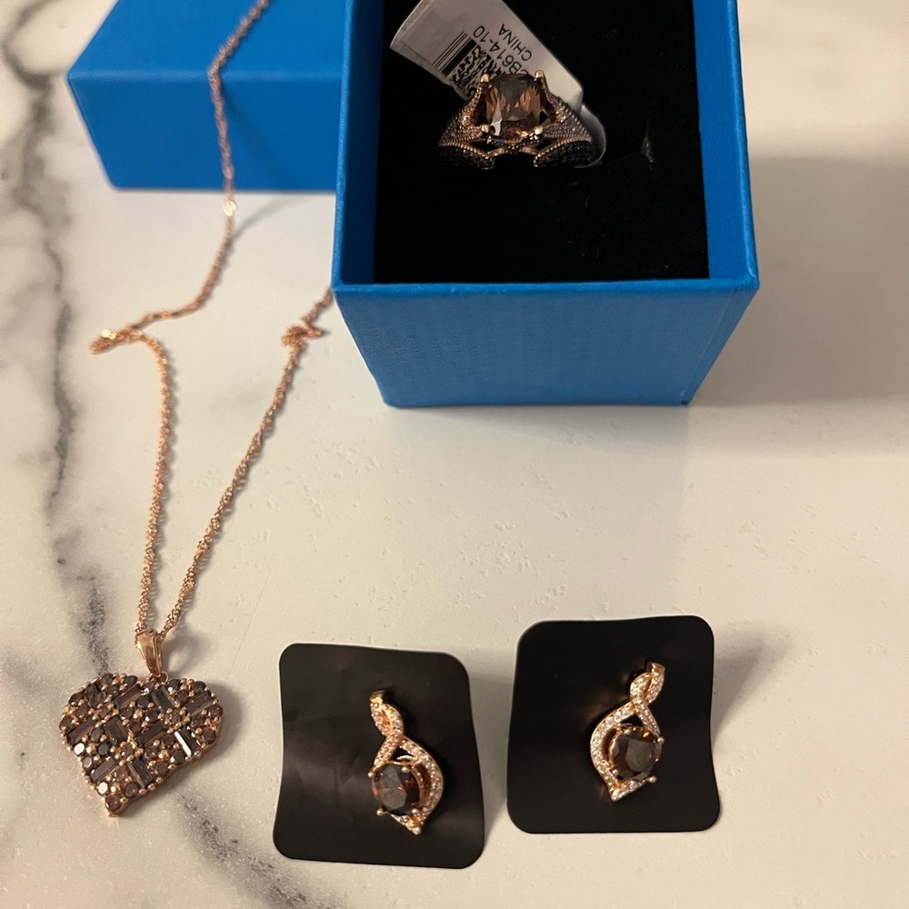 Bella Luce Ring, Earrings and Necklace
